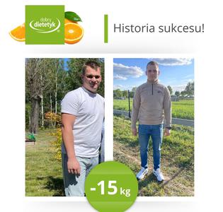 Wspaniała metamorfoza Pana Patryka: Redukcja masy ciała i konsekwencja w działaniu - 15 kg mniej!